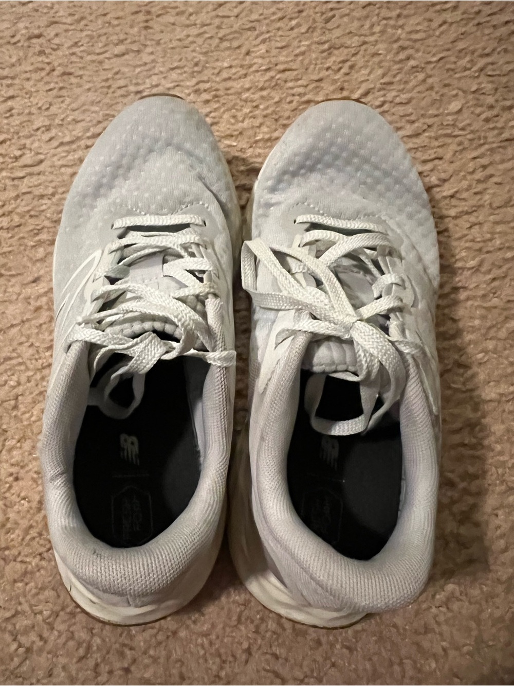New Balance Women's All-White Lightweight Sneakers